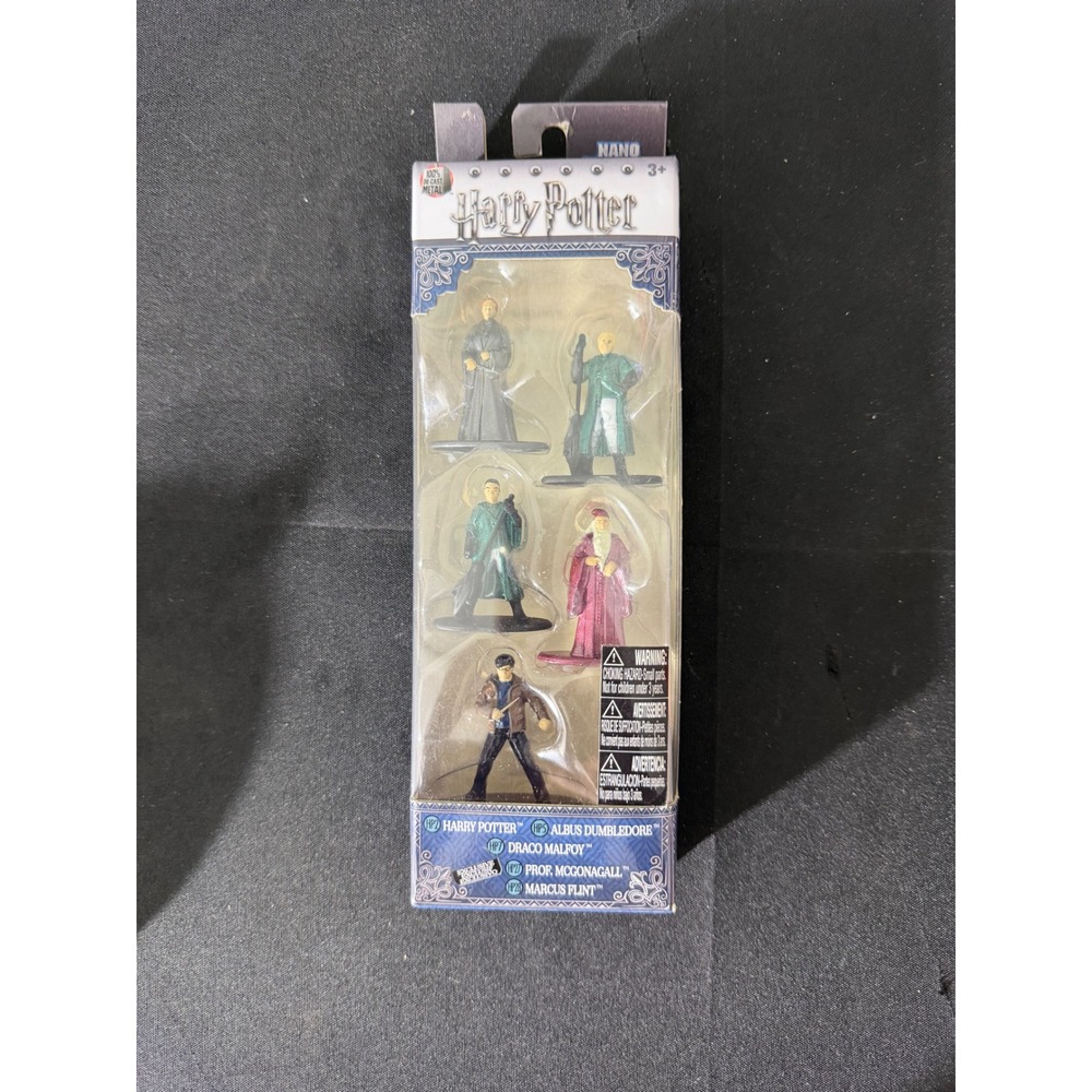 Jada Toys Harry Potter Nano Metalfigs 5PK Multicolor New Die-Cast Metal Figures